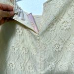 Tea N Rose  Cream Floral Lace Dress Photo 7