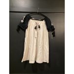 Cleobella  Kimaya Embroidered Puff Sleeve Mini Dress in Black & White Size S NWT Photo 1