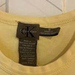 Calvin Klein Women’s baby tee yellow  shirt. Size S Photo 1