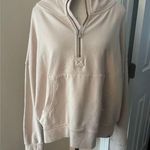 JoyLab  Womens XL Cream Half-Zip Sweater Photo 1