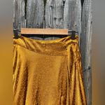 Free People  Starstruck Mini Skirt in  Canyon Bluff Gold Photo 3