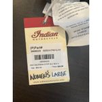 INDIAN MOTORCYCLE BLACK DEERSKIN STRAP GLOVES WOMEN'S SIZE LARGE 286066206 Photo 2