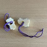 Vintage Smurfette Smurf Hair Ties Blue Photo 2