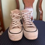 Converse Light Brown High-Top Platform Photo 2