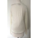 Sam Edelman  Linen V Neck Layered Sweater Pullover Top Chic Casual Sz M (flaw) Photo 1