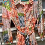 Flower Print Dress Multi Size L Photo 0