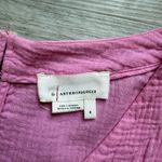 Anthropologie Celia Gauzy Cotton Pink Romper Size S Bohemian Beach Coastal Photo 2
