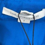 Diane Von Furstenberg  Viera DVF Blue Lace V-Neck Dress 2 Nwt Photo 3