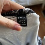 Animal cheetah print long sleeve bodycon midi dress Black Size M Photo 3