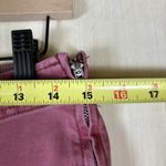 We The Free  Women's Pants Sz 30 Red‎ Maroon Bootcut Jeans Front V Side Zip Y2K Photo 5