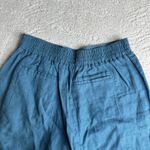 Athleta Women's Size 8 Playa Linen Bermuda Shorts Stretch Waist 9" Inseam Photo 4