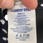 Lands' End  Black & White polka dot bikini top Bra Size 36DD /38D Photo 2