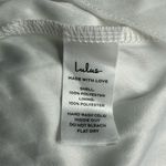 Lulus NWT  Women's Perfected Sweetness White Pleated Tiered Mini Dress Size XL Photo 9