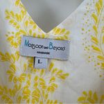 Monsoon  and Beyond Sofia Dress Yellow Floral Sleeveless Midi Dress Women’s Large Photo 10