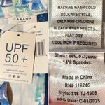 CABANA LIFE Upf 50 Nautical Sailboat Twill Tape Mini Dress Caftan Blue L NWT Size L Photo 8