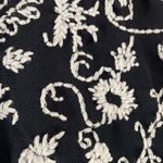 Free People  Pennies Squel Navy Sheer Embroidered Top Size Small Photo 6