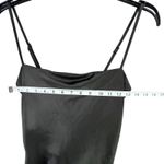 Princess Polly  Mini Dress Womens 8 Black Silky Lace Up Back Night Out Flirty Photo 7