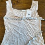 Elodie  Bodysuit Beige Ribbed, Knot Detail, Sleeveless, Size XL NWT Photo 3