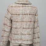 Chico's  Nikita tweed inspired fringe cardigan size 1 (medium) Photo 7