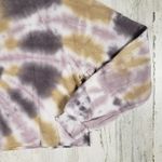 NWT Oli Viv Parker Tie Dye Cropped Crop Pullover Sweatshirt Women's Size XS Purple Photo 10