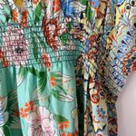 Johnny Was Viridis silk midi dress NWT Photo 7