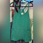 Free People NWT FP Movement Hot Shot Mini Dress - Green Glow Foliage - Large Photo 9