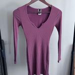 Windsor Bodycon Long Sleeve Dress SZ S Mauve Mini Dress Photo 9