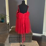 Women’s Red Short Prom Party Homecoming Dress Corset Back Plus Size 26W Photo 2