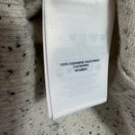 Lands' End Women's 1X 100% Cashmere V-Neck Sweater Flecked Off-White NWOT Plus Photo 5