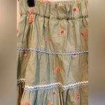 Roller Rabbit Rollert Rabbit 100% Cotton Summer Apperol Embroidered Noemie Skirt Size Small Photo 3