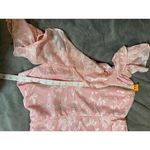 Lulus NWOT  XXL Pretty Perfect Blush Burnout Floral Off-the-Shoulder Midi Dress Photo 6