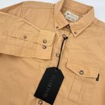 Beretta Womens Shooting Shirt Roll Tab Button Up Long Sleeve Sand Large LD561‎ Tan Photo 1