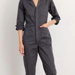 NWT Alex Mill Standard Jumpsuit Iron Grey Cotton Twill Womens Size L Gray Size L Photo 3
