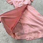 JessaKae Women’s Satin Wrap Dress V Photo 5