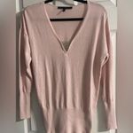 White House | Black Market Ball Chain Pink V-
Neck Sweater Photo 4