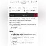 Lululemon Scuba High Rise 5” Shorts Purple Ash Size 4 Pockets Photo 3