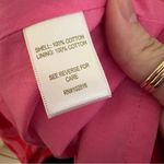 Garnet Hill Red/Pink Striped Cotton Dress With Waist Tie Size 8 Photo 5