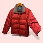 Cute vintage 90s Cherry down fleece lined puffer Fuda Sport warm cozy winter Gray Size M Photo 1