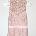 Saylor  Marcella Sleeveless Lace Dress Pink Photo 2