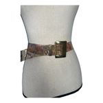 Vintage Gold and Red Fashion Belt Photo 2