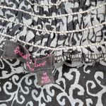 Fresh Produce Maxi Tank Dress Womens M Black Gray Floral Smocked Sleeveless USA Photo 6