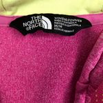 The North Face Full Zip Hooded Pullover Women M Pink/Yelow Outdoor Sporty Travel Photo 6