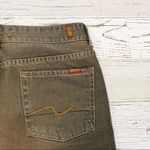 7 For All Mankind Light Distressed Denim Skirt 27 Photo 11