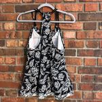 Jantzen  womens floral padded swim tankini top black/white 8 Photo 1