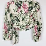 Gal Meets Glam  Stevie Palm Print Top 6 Photo 1