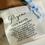 Piyama Hydrangea Blue Bridesmaid Harper Pajama Romper Size Small Photo 3