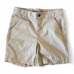 Old Navy - Women's Bermuda Shorts - Size 6 - Khaki Beige High Rise Stretch Photo 0