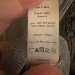 Satva  Essentials Organic Cotton Long Sleeve Gray Top - XS Photo 4