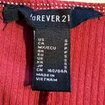 Forever 21 Rust Brown Knit Stretch Bodysuit Scoop Neck Long Sleeved Size Small Photo 6