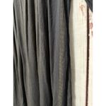 Free People  Shibori Magic Gauze Tunic Top Rayon LS Oversized Boho Green Large Photo 8